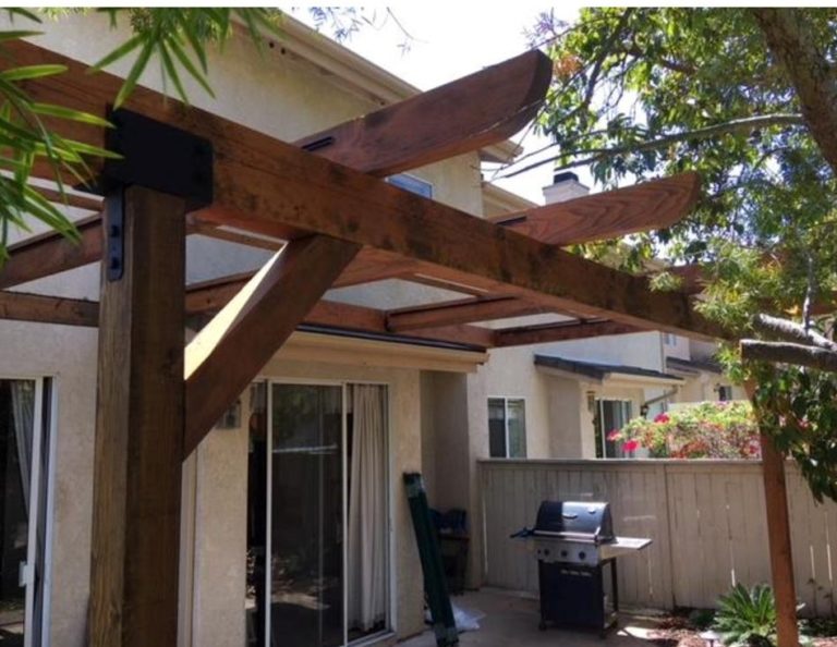 Installed canopies-mid retracted
