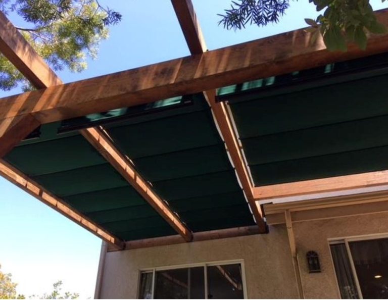 Installed canopies-underside