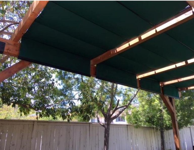 Installed canopies-underside view
